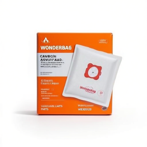WONDERBAG Compact pour sacs de rechange pour aspirateur Rowenta, 5 pièces, en plastique, pièces électriques manuelles, Clean Gas WB305120 - Product Image 3