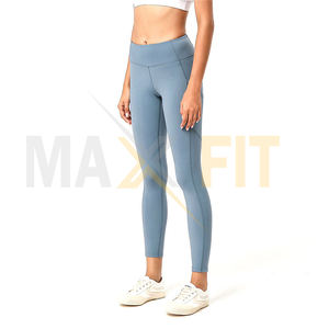 MAXFIT ENTERPRISES Premium High Flannel Knitted Yoga Pants Compression Gym Running <b>Leggings</b> Digital Print Fitness Workout Waist - Product Image 1