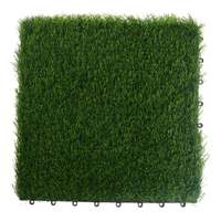Tapis de jeu carré effet herbe de gymnastique de 30*30 cm avec carreaux de sol à emboîtement souples fabriqués au Vietnam