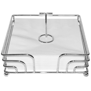Elegant & Perfect Napkin <b>Holder</b> in Stainless Steel for Home and Hotel <b>Kitchen</b> Tableware Restaurants Dinnerware Use <b>Tissue</b> Rack - Product Image 6