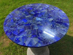 Sello de Ágata Pulida Artesanal, Decoración de Hogar de Lujo, Modelo de Flor Religiosa, Patrón de Resina, Color Personalizado, Alta Artesanía - Product Image 3