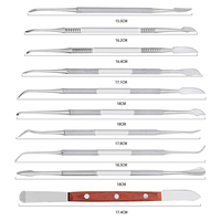 Kit dentaire en acier inoxydable de 7 pièces ensemble d'outils de sculpture sur cire Kit d'instruments dentaires chirurgicaux avec conception de personnalisation