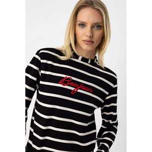 Sudadera Acolchada con Bordado a Rayas en la Parte Delantera 101 - Product Image 4