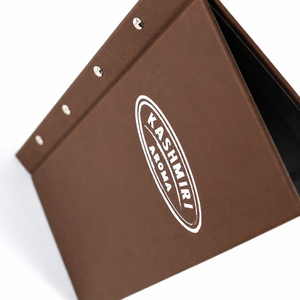 Premium Restaurant Menu Book Custom Embossed Logo PU <b>Leather</b> <b>A4</b> Hotel Bill <b>Folder</b> - Product Image 6