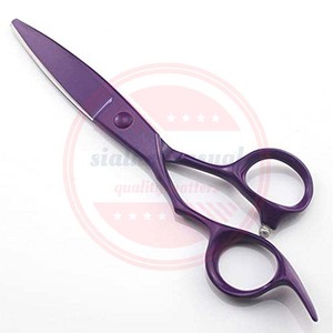 Ciseaux de coupe de cheveux professionnels en acier inoxydable fantaisie couleur enduit accessoires de salon de coiffure ciseaux de coupe de cheveux de haute qualité - Product Image 3