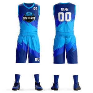 Vêtements personnalisés en gros uniforme de basket-ball vêtements de sport pour jeunes ensemble d'uniformes d'équipe de basket-ball bsci, polyester, vêtements de sport - Product Image 6