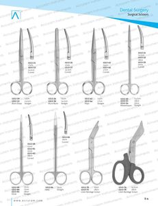 Ciseaux à pansements Lister, instruments chirurgicaux, acier inoxydable de qualité médicale, manuels, pour chirurgie générale, certifiés CE ISO - Product Image 3