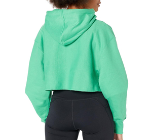 Simple women hoodie pullover style long sleeve cozy design made with soft <b>fabric</b> and drawstring hood for daily casual outfits - Product Image 6