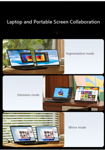 Kickstand 2,5 K Monitor portátil 13,3 "2560x1600P QHD USB Tipo-C <span class=keywords><strong>HM</strong></span> Monitor portátil HDR IPS Pantalla de visualización de viaje para juegos de computadora - Product Image 4