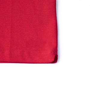 Étiquette de logo d'impression personnalisée 100% coton polos de couleur unie unique, t-shirt polo - Product Image 2