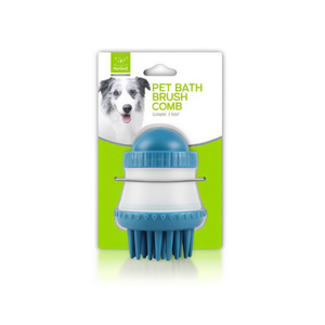 Handheld <b>Pet</b> Bath Scrubber with Hanging Strap Hook Card Packaging for <b>Cleaning</b> & <b>Bathing</b> - Product Image 2
