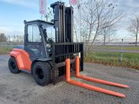 Nouveau chariot élévateur à fourche diesel de 2 tonnes, robuste, avec transmission 4x4, longueur de fourche de 1000 mm, garantie de 3 ans