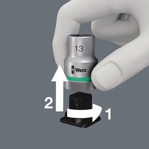 Juego de Llaves de Tubo Wera de 9 Piezas, Accionamiento de 1/2'', TORX HF3 T20-T60 - Product Image 4