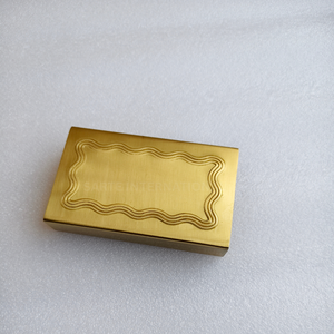 Boîtes d'allumettes de luxe en laiton, fabriquées à la main, finition argentée et dorée, vente en gros, logo personnalisé, taille et design sur mesure, sécurité 2026 - Product Image 1