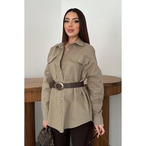 Camisa de Gabardina de Viscosa - Viscosa - Product Image 1