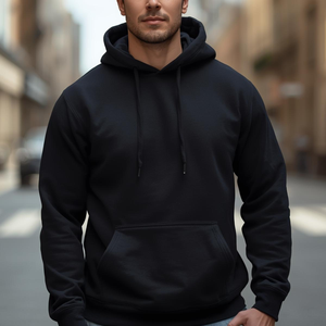 Sweat-shirt d'hiver en polaire mi-lourde de 370 grammes en polyester/nylon avec finition douce et design brodé, options personnalisées OEM/ODM - Product Image 4