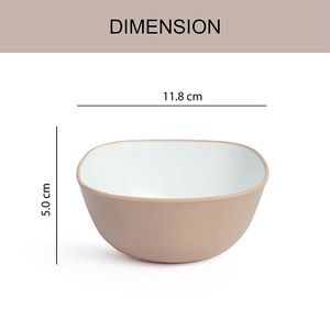 Modern Style 100% Food Grade BPA-Free Disposable <b>Serving</b> <b>Bowl</b> Set Microwave Dishwasher Safe Color Matching Spoon for Parties - Product Image 5