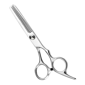 Ciseaux professionnels pour la coupe des cheveux, lame en acier inoxydable 4Cr13, manche en acier inoxydable, longs, pour droitiers, usage en salon, Morgans - Product Image 6