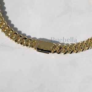 Promoción precio de fábrica Hip Hop joyería 15mm sólido 925 plata esterlina 18K chapado en oro VVS Iced Out Moissanite cadena de eslabones cubanos - Product Image 6