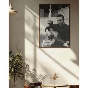 Johnny Cash 'The Man in Black' <b>Poster</b> Studio Wall Art Paper Material - Product Image 3