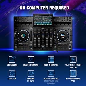 DJ PRIME 4+ คอนโทรลเลอร์ดีเจแบบสแตนด์อโลน พร้อมระบบแยกส่วนสเต็มบน 4 ดี็ค, สตรีมมิ่งผ่าน Wi-Fi, มิกเซอร์ดรอปแซมเพลอร์, หน้าจอสัมผัสขนาด 10.1 นิ้ว - Product Image 3