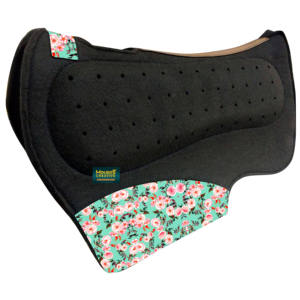 OEM Western équestre haut Wither cheval coupe feutre tapis de selle en vrac exportation entièrement respirant soufflée Center laine personnalisée - Product Image 1