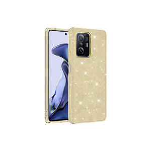 Funda de Silicona Brillante Dorada de Lujo para Xiaomi Mi 11T Pro 5G y Redmi 10C, Cubierta Protectora Trasera - Product Image 1