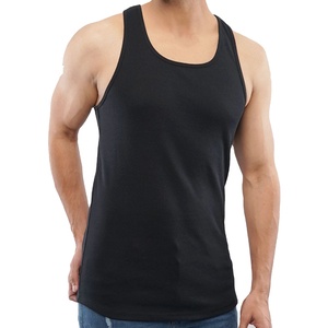 Logo personnalisé de haute qualité hommes Gym Fitness débardeur respirant uni blanc haute technologie mode grande taille en gros - Product Image 1