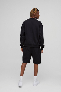 Twin Set Pantalones cortos y sudadera Conjuntos 100% Algodón Logotipo personalizado Oversized Casual Wear Twin Set para hombres - Product Image 2