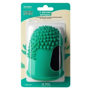 2 X 15mm <b>Green</b> Thermoplastic <b>Runners</b> Leaf Turner for Rubber Products - Product Image 2