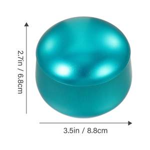 Hot Trending Powder Coated Candle <b>Jars</b> <b>With</b> <b>Lid</b> Stable Base Perfect Home Decor Product Living Room Cafe Tableware Use <b>Jars</b> - Product Image 2