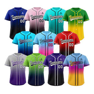 Jersey de Béisbol de Diseño Único Fabricado en Pakistán, Jersey de Béisbol Más Vendido en Color de Contraste - Product Image 1