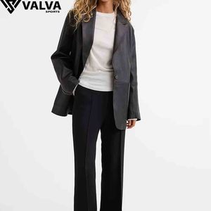 Sudaderas de Punto para Mujer, Diseño Nuevo, Ropa de Moda para Exteriores con Capucha a Rayas, Logotipo Frontal Personalizado - Product Image 6
