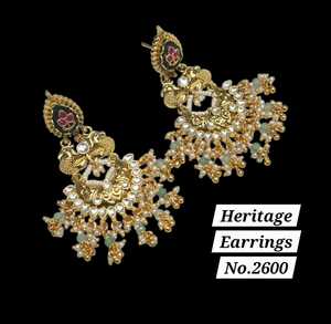 Pendientes Modernos Rojos y Verdes para Mujer, Pendientes de Diseño Chapados en Oro, Pendientes de Joyería Étnica de Latón a la Moda - Product Image 2