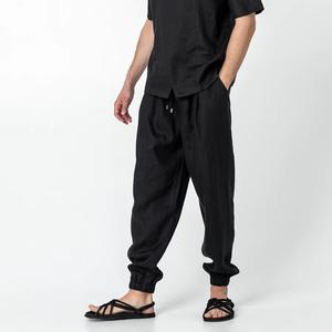 Pantalon décontracté pour homme, coupe ample, avec cordon de serrage, poches latérales, longueur intégrale, mode printemps-été, nouveau style, fabricant - Product Image 2