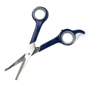 Mango de plástico azul marino Chi Comprar tijeras para el cuidado de mascotas Tijeras para mascotas de punta roma de acero al carbono de 6 pulgadas - Product Image 2