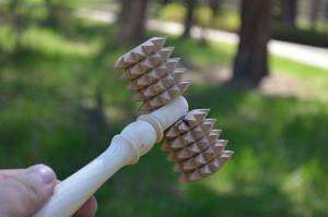 Meilleur dans le masseur à rouleau à main en bois de sésame artisanal en bois personnalisé - Product Image 4