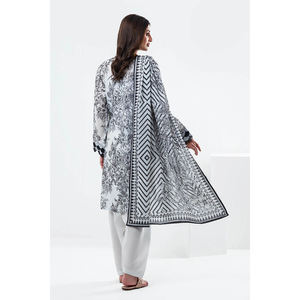 Nouveaux modèles non cousus Salwar Kameez pour femmes 3 pièces vêtements de pelouse décontractés légers de qualité fine pour les occasions formelles et décontractées - Product Image 2