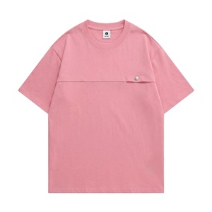 เสื้อยืดผู้ชายสั่งทำพิเศษ ทรงโอเวอร์ไซส์ ผ้าฝ้าย 100% เนื้อนุ่ม ระบายอากาศได้ดี หนา สวมใส่สบาย น้ำหนัก 260 กรัม ลายปัก ดีไซน์ลำลอง - Product Image 1