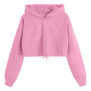 Sudadera Corta con Capucha para Mujer, Ligera, Personalizada, de Alta Calidad, al Mejor Precio - Product Image 1