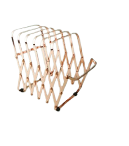 Porte-papier en acier inoxydable Porte-stylo à fil en métal doré rose Porte-stylo de bureau Porte-stylo tendance - Product Image 4