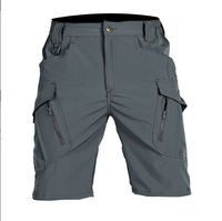 Shorts tactiques multi-poches élastiques respirants à séchage rapide en toile imperméable décontractés pour hommes, parfaits pour la gym et les activités de plein air en été