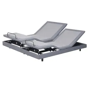Lit d'hôpital électrique ergonomique SLEEPONE DUO - Cadre en acier inoxydable, taille 160x210 cm, design confortable et pratique - Product Image 1