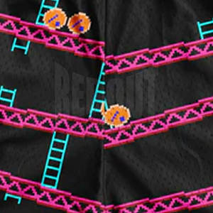 Gran oferta de pantalones cortos dobles de malla de poliéster para hombre, pantalones cortos holgados para hombre, pantalones cortos de malla para verano - Product Image 6