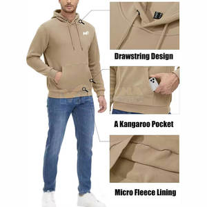 Sudaderas con Capucha para Hombre de Nuevo Diseño, MOQ Bajo, Sudaderas con Capucha para Hombre al por Mayor, Precio Básico de Mezcla de Algodón, Hecho en Pakistán para Venta en Línea - Product Image 4