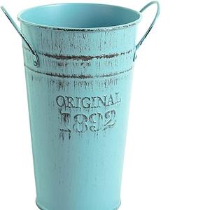 Jardinières à Double fleurs en métal faites à la main avec poignée, Pots de fleurs d'intérieur pour la décoration de la maison et du jardin - Product Image 3