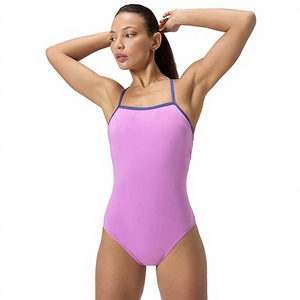 Traje de Baño Personalizado de Una Pieza para Mujer, Ajuste Delgado, Tela Elástica, Cómodo, Secado Rápido, para Playa - Product Image 1