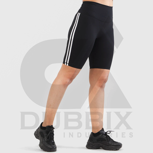 Short de sport pour femmes Short de fitness 100% Polyester Logo personnalisable Autocollant Couleur Motif Design Short pour femmes - Product Image 2