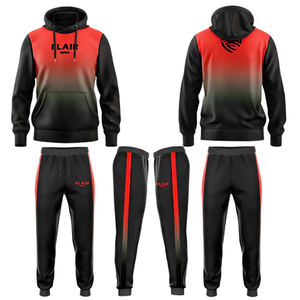 Conjunto Deportivo de Invierno para Hombre de Alta Calidad, Totalmente Personalizable, con Impresión Digital, 100% Algodón Felpa, para Entrenamiento Deportivo - Product Image 4