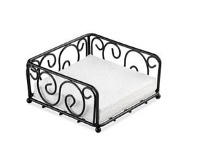 Soporte para pañuelos de metal dorado de tamaño pequeño decorativo hecho a mano, pieza de mesa central de lujo, soporte para pañuelos de metal dorado indio - Product Image 2